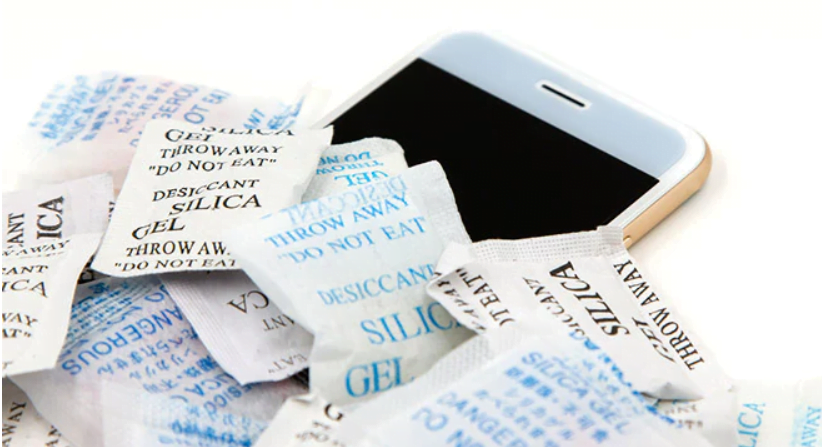 Keep Wet Mobile With Silica Gel